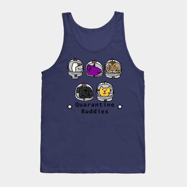 Space Crew 2420 Science Quarantine Buddies Tank Top by ellenhenryart